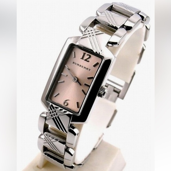 Burberry Heritage Luxury Womens Square Watch Beige Dial BU4212 7” - Picture 7 of 15